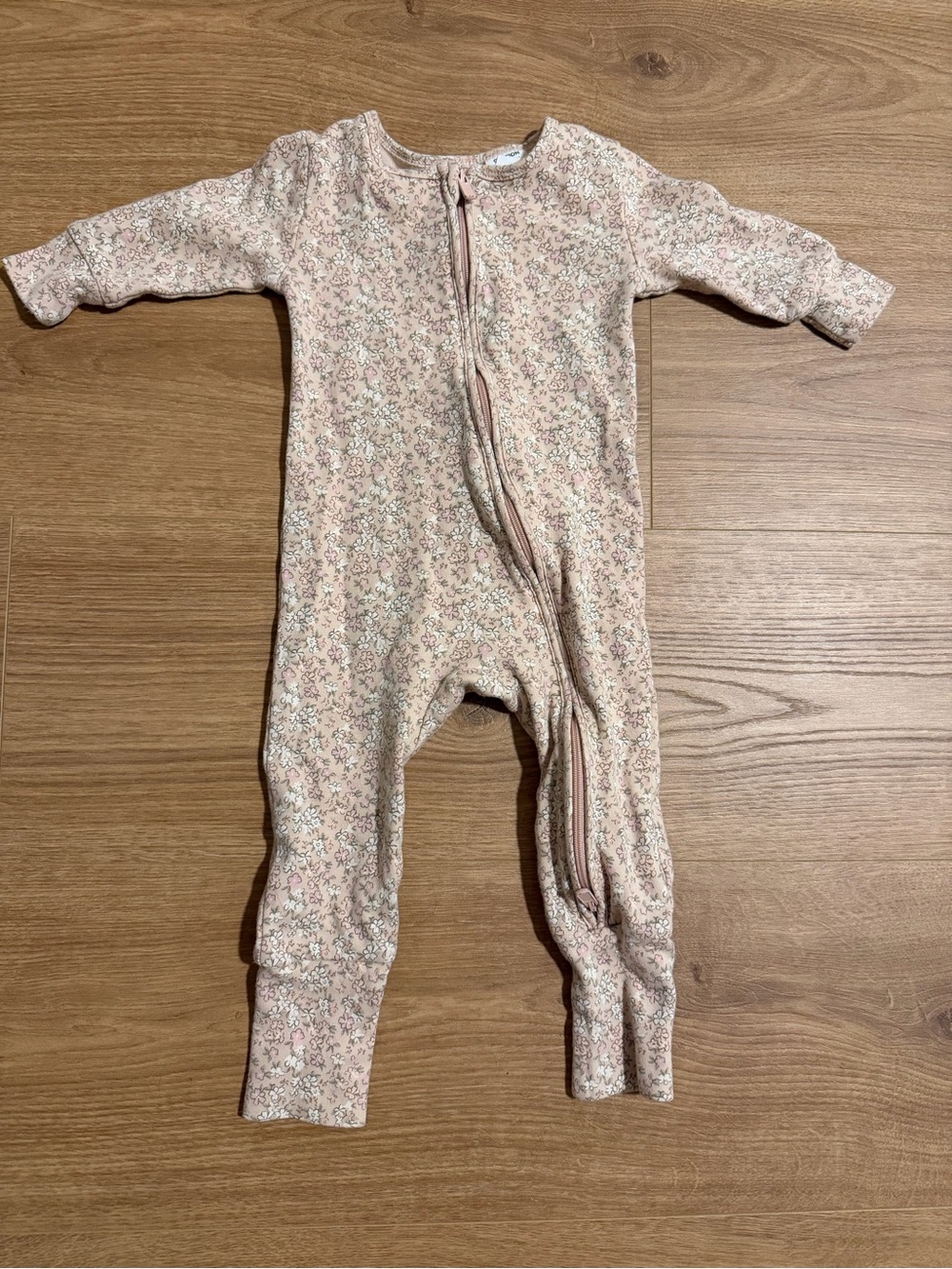 Jamie Kay Floral Zip-Up Romper Onesie 3-6M